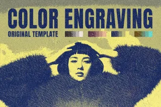 Color Engraving Photo Effect