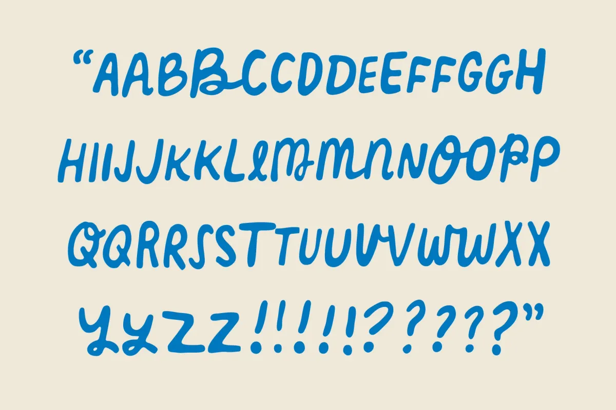 Organic Hand - Semi-Script Font