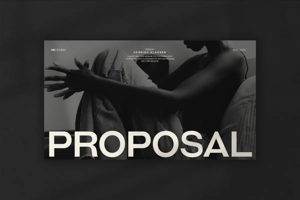 Brand Proposal Presentation Template