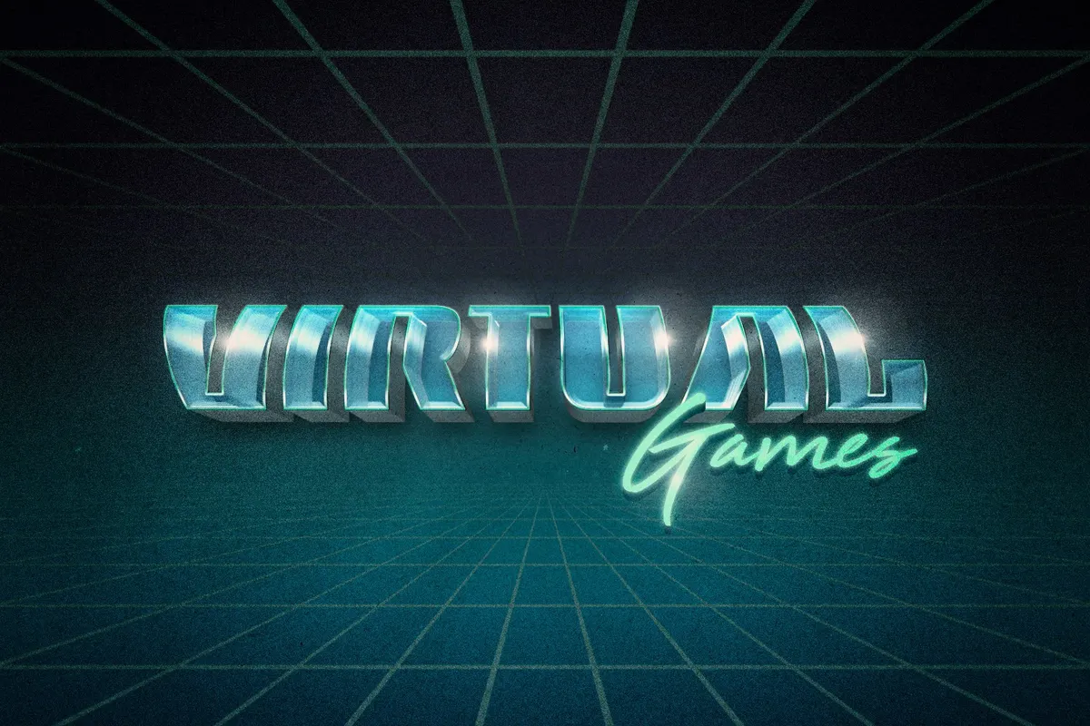Back to the 80s Retro Text Effects