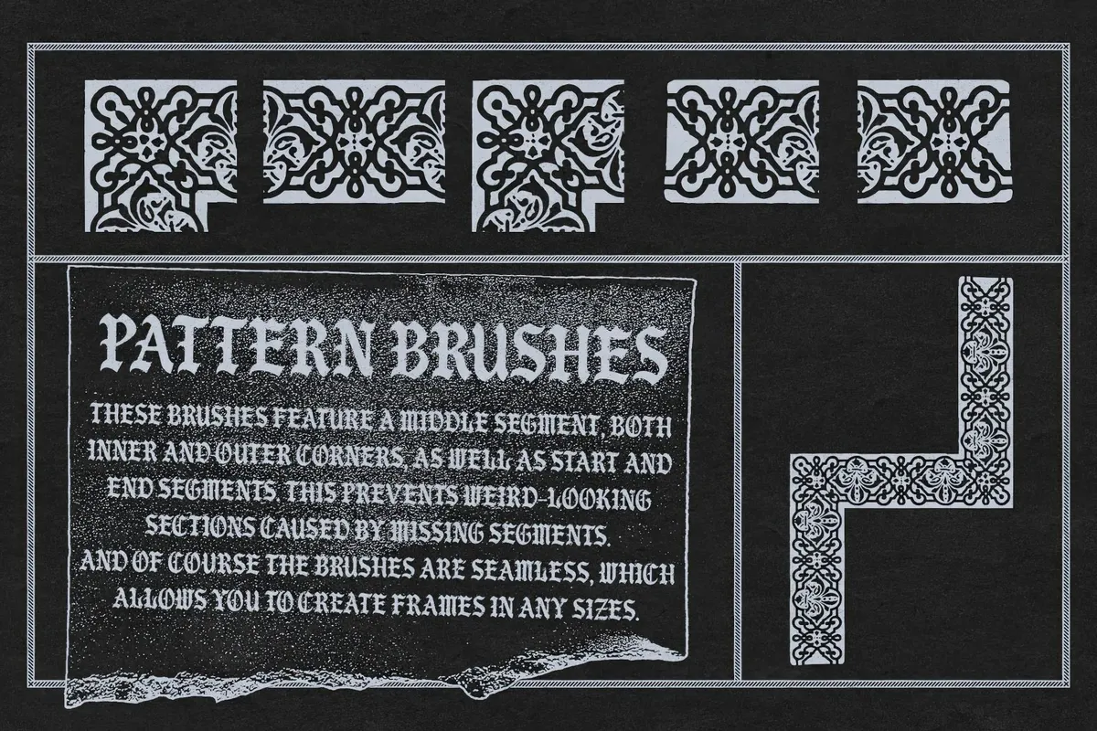 Frames Brushes for Adobe Illustrator