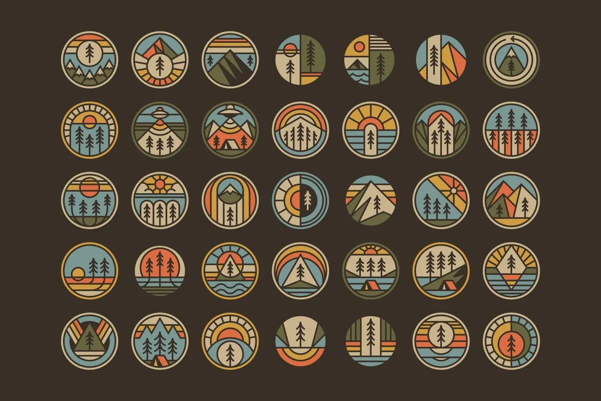 All-Circle Outdoor Badges