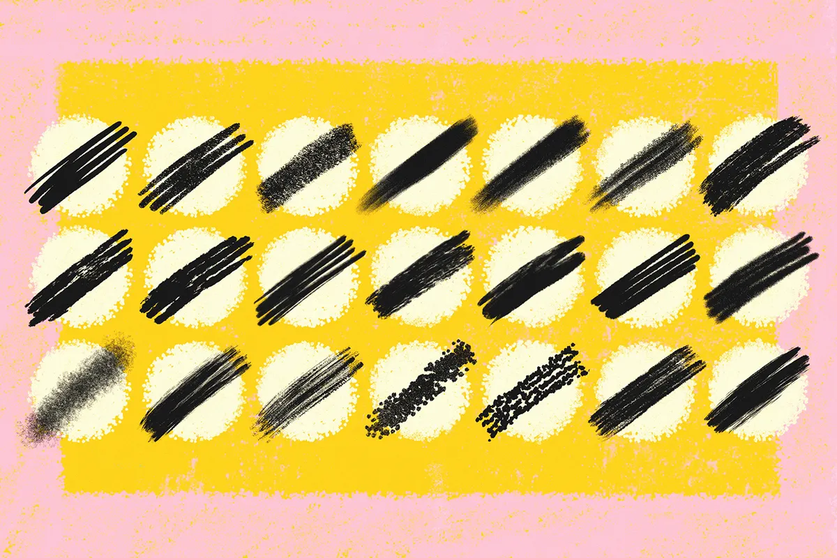 18 in 1 Procreate Brushes Bundle