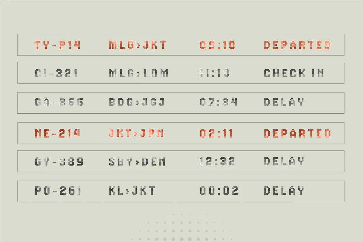 Pixelyze - Dot Font Display