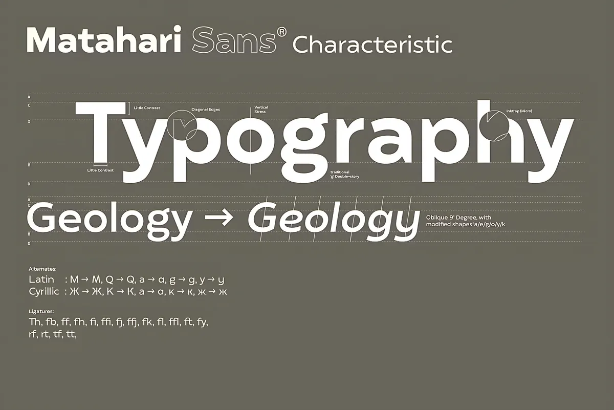 Matahari Sans Font Family