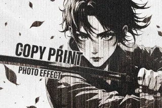Copy Print Photo Effect