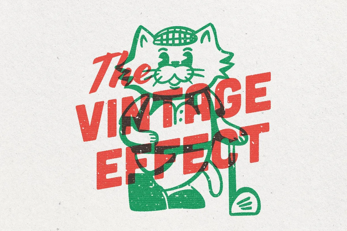 Vintage Overprint Effect