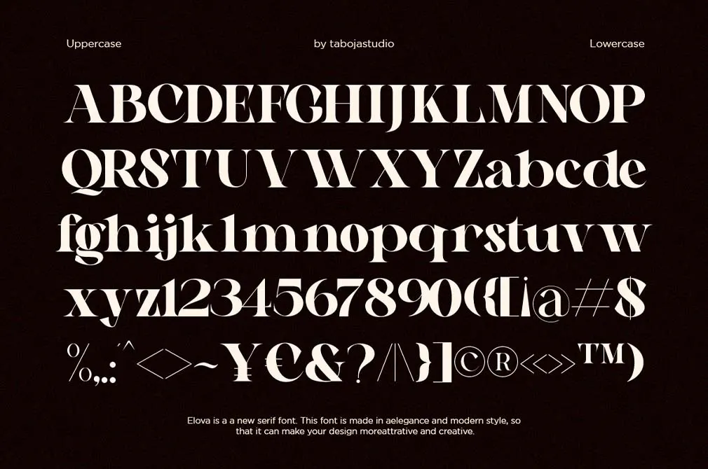 Elova | Elegant Serif Font