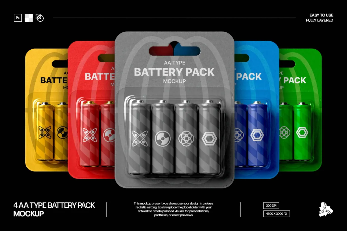 AA Battery Pack Mockup