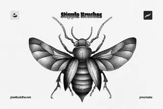 Stipple Procreate Brushes