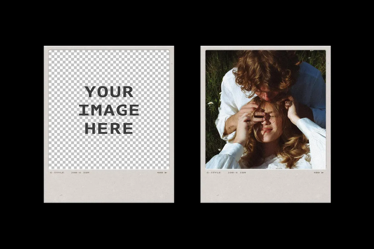 Film Frames Collection: PSD & PNG Overlays