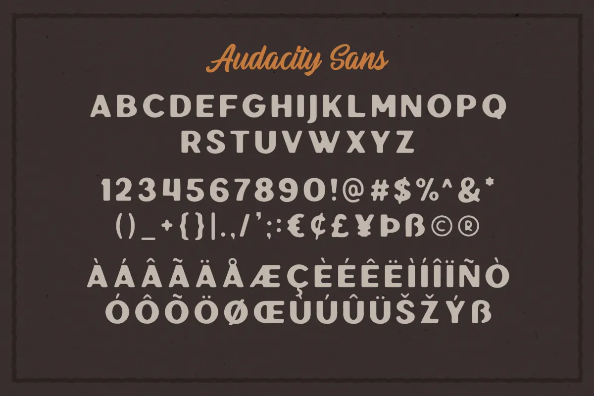 Audacity - Font Duo