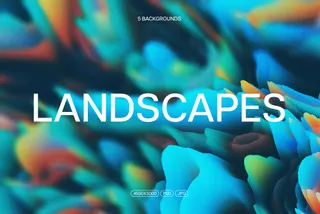 Abstract 3D Landscapes