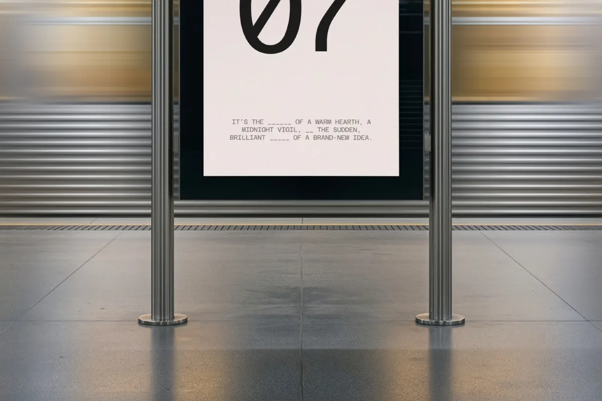 Modern Station Screen Mockup