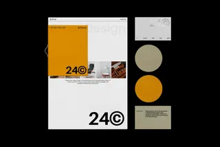 Coasters & Stationery Brand Identity Mockup