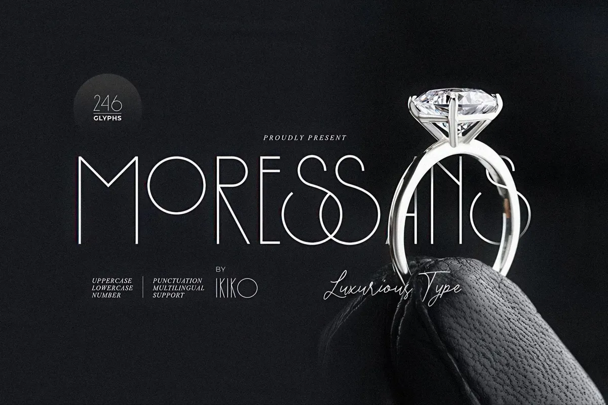 Moressans - Luxurious Font