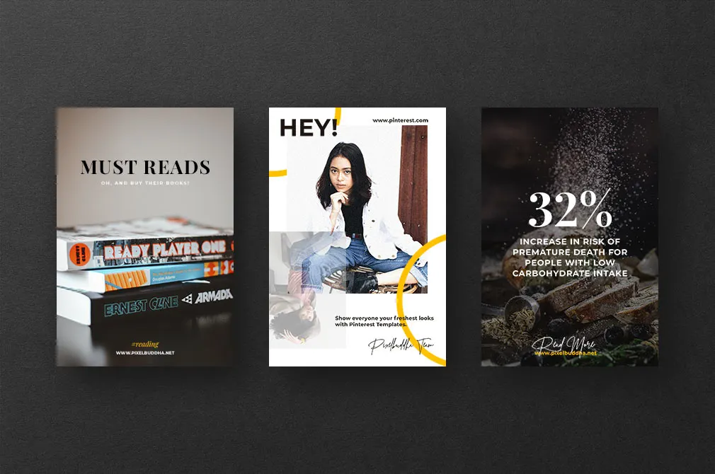 Pinterest Social Media Templates