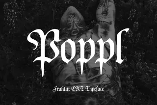 Poppl Fraktur CAT — Gothic Font