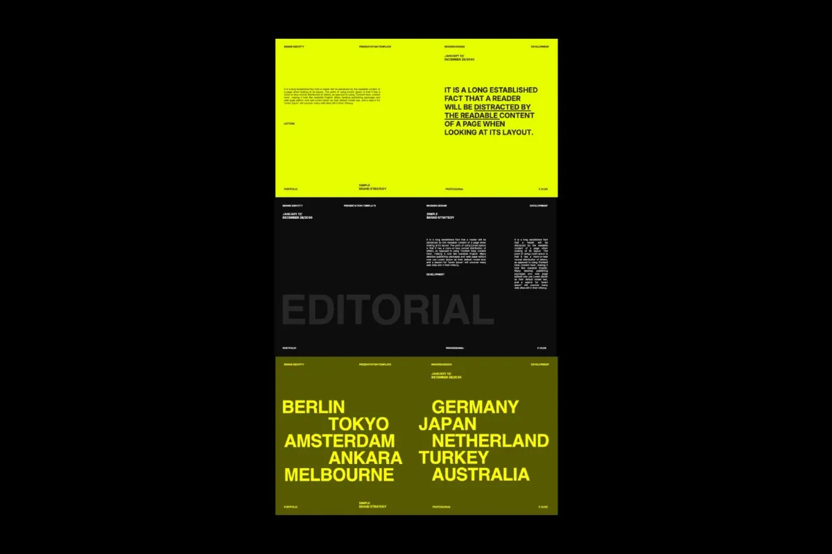 Daniel - Creative Editorial Google Slides Template