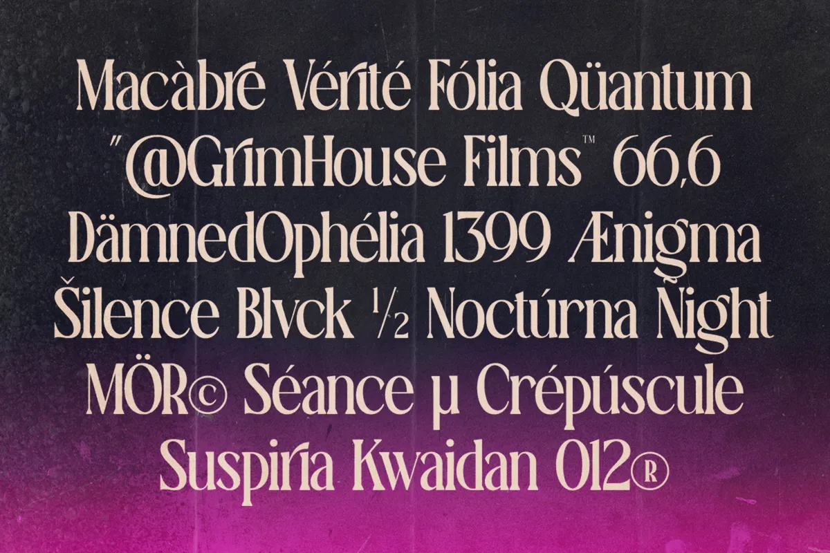 TRT Montero - Gothic Display Serif Font