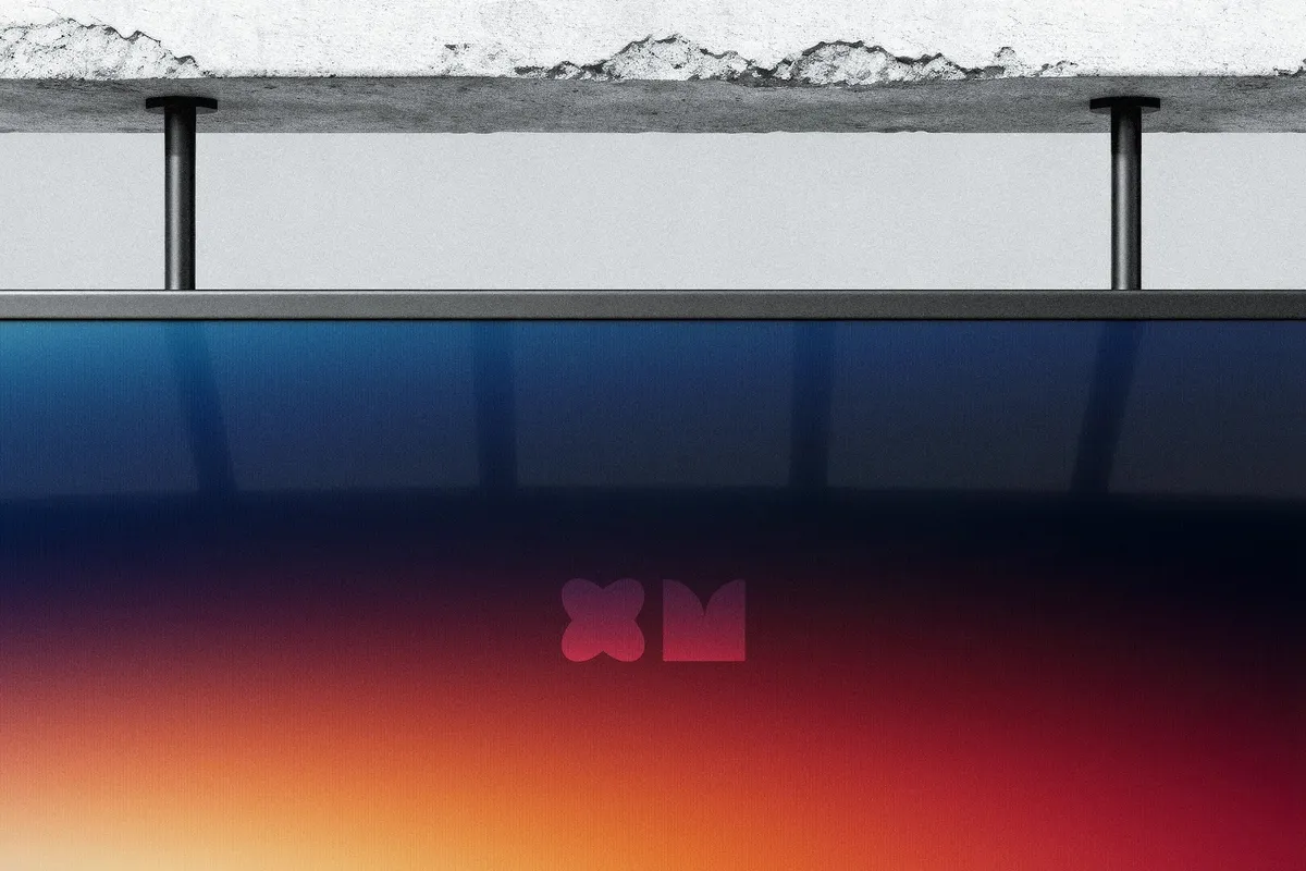 Minimalist Industrial Screen Mockup