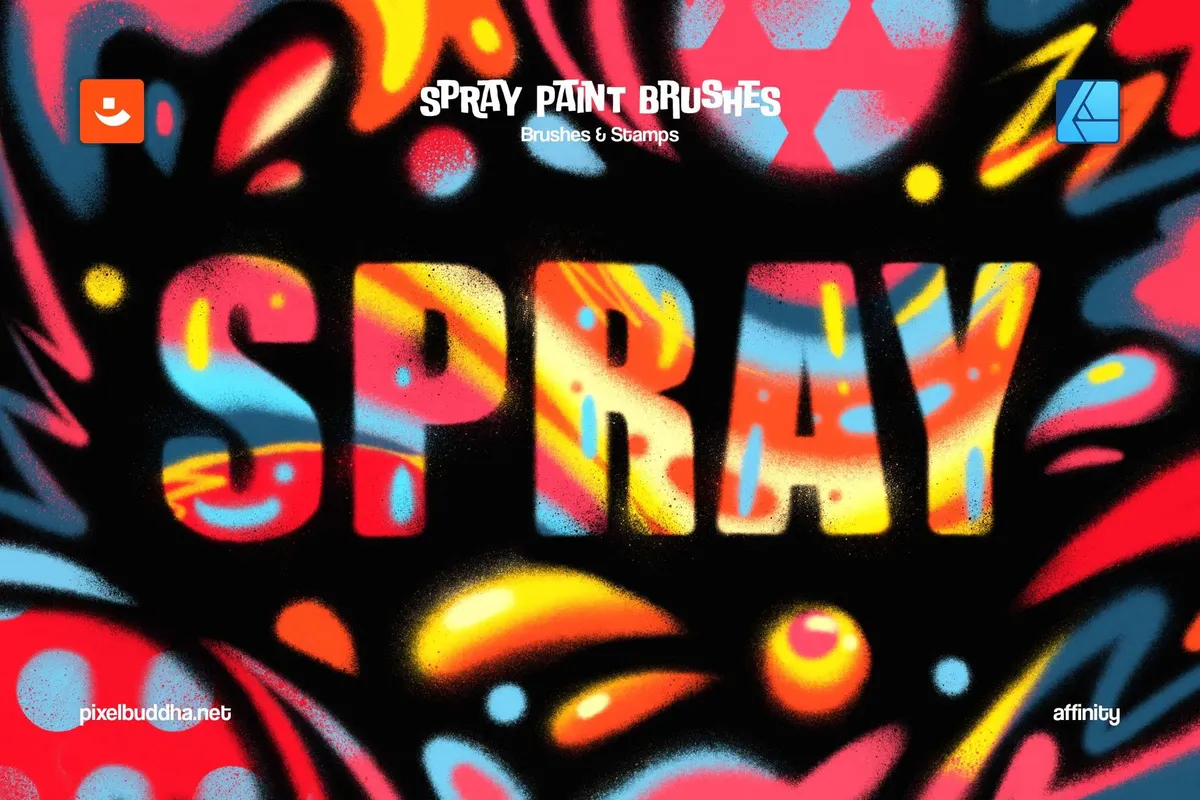 Spray Paint Affinity Designer Brushes