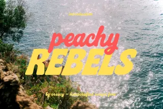 Peachy Rebels – Playful Font