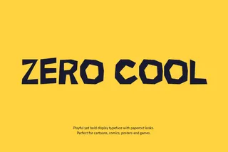 Zero Cool - Playful School Font