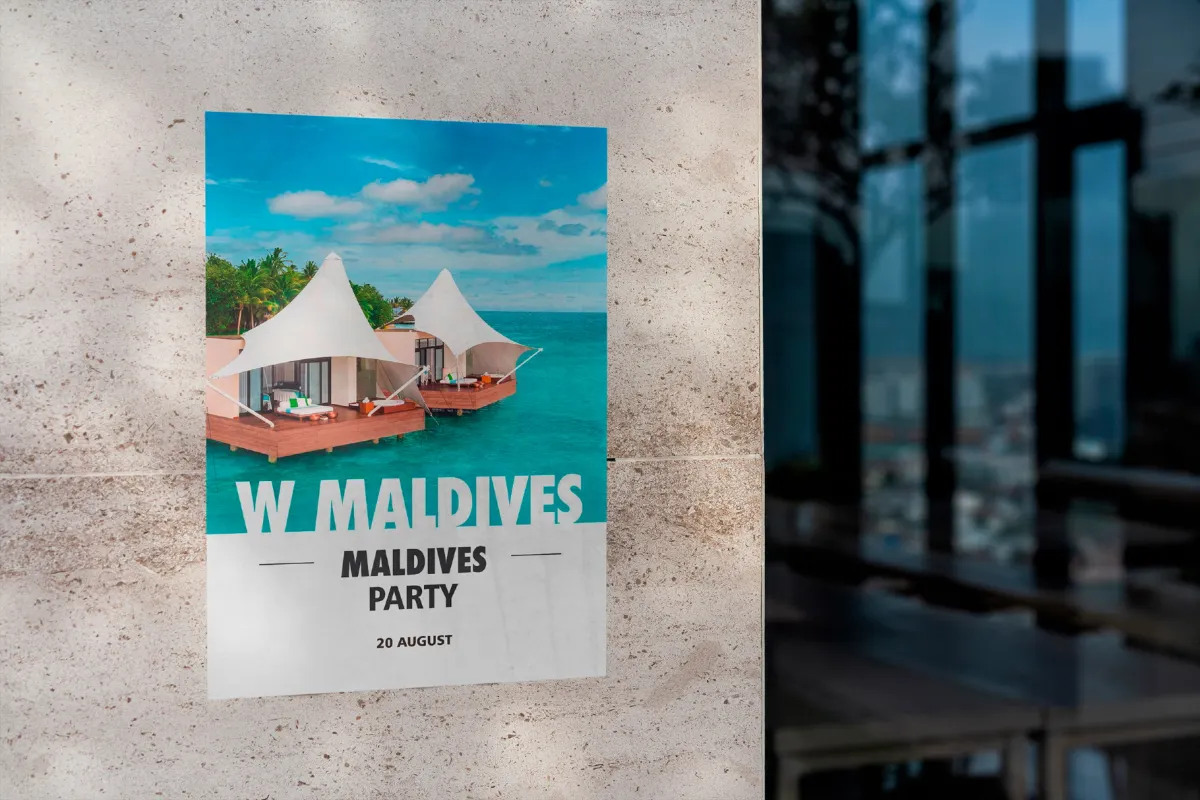 Party Poster Mockups Set