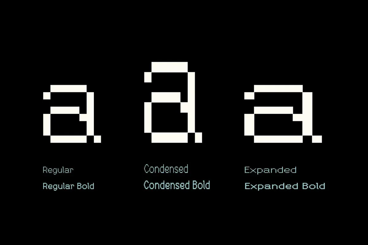 Hopixel Pixel Font Family