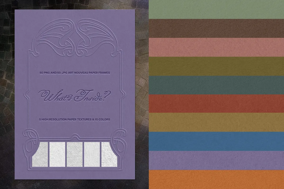 Art Nouveau Papers & Frames