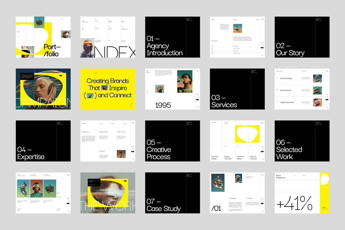 Creative Agency Portfolio Template - Creax