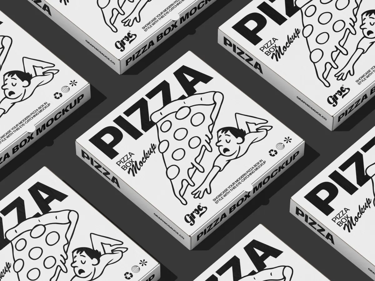 Pizza Box Mockup