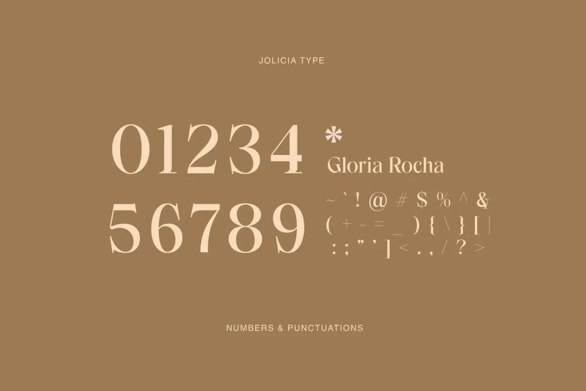 Gloria Rocha - Elegant Glamour Serif Font