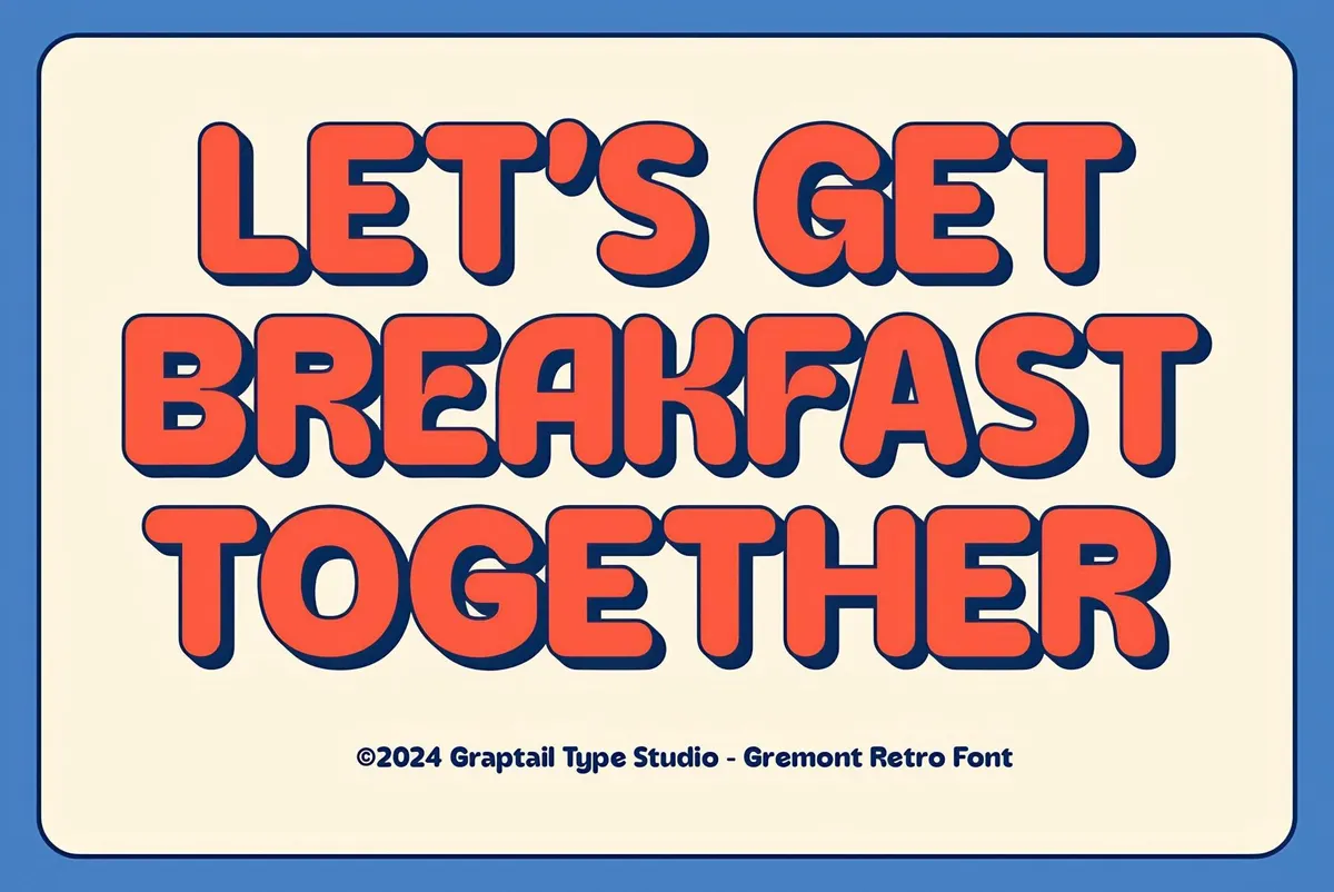 Gremont — Rounded Font