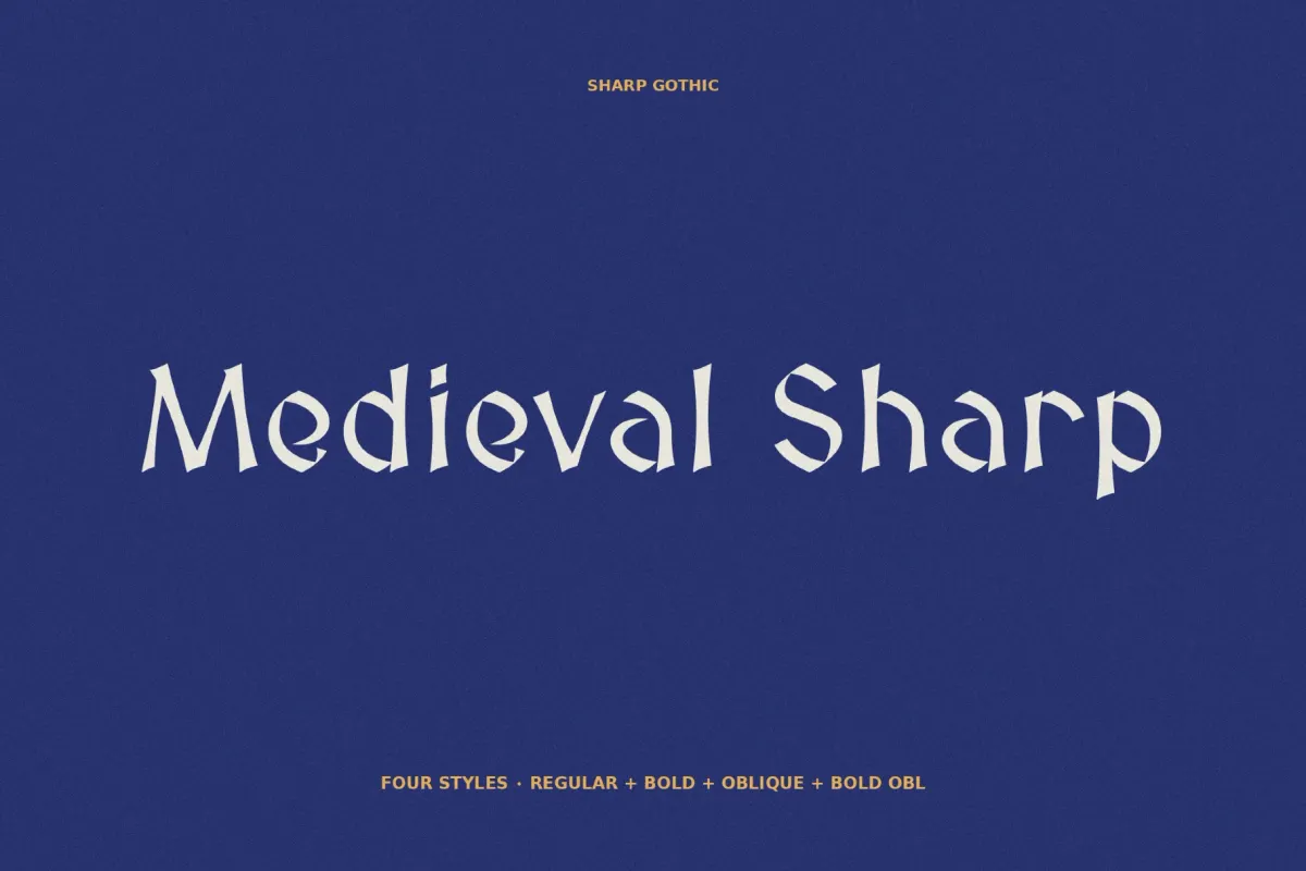 Medieval Sharp Typeface