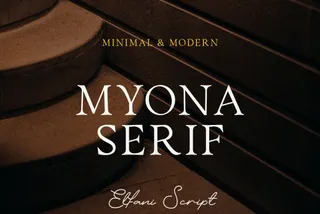 Myona Serif & Elfani Script Fonts