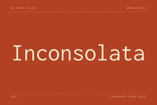 Inconsolata - Monospace Code Font Family