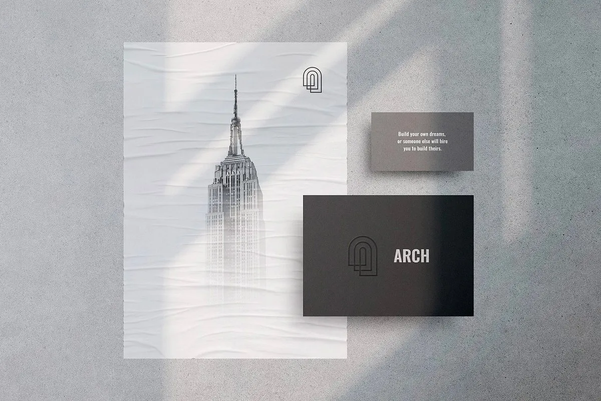 Solus Shadow Stationery Mockups