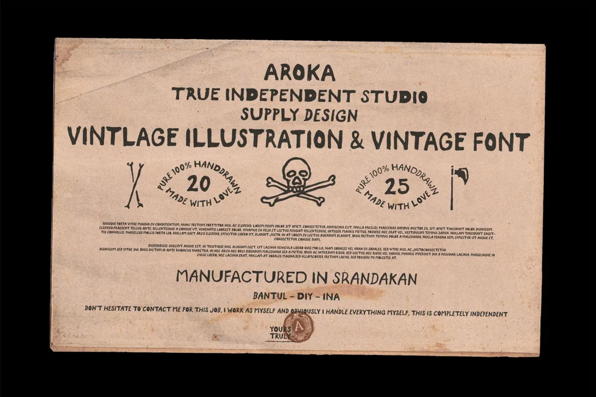 SAENA Hand-Written Font