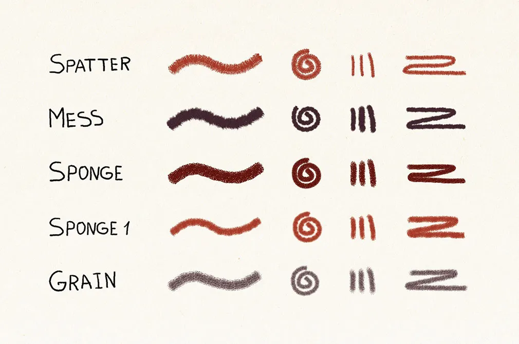 Hand-Drawn Affinity Designer Brushes