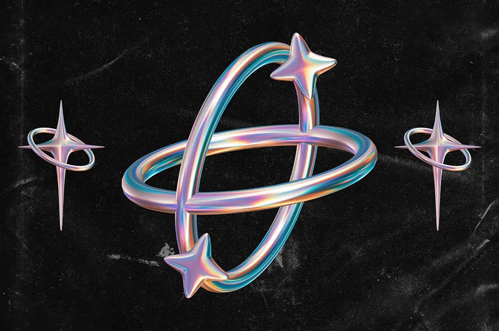 Y2K Sparkle Elements