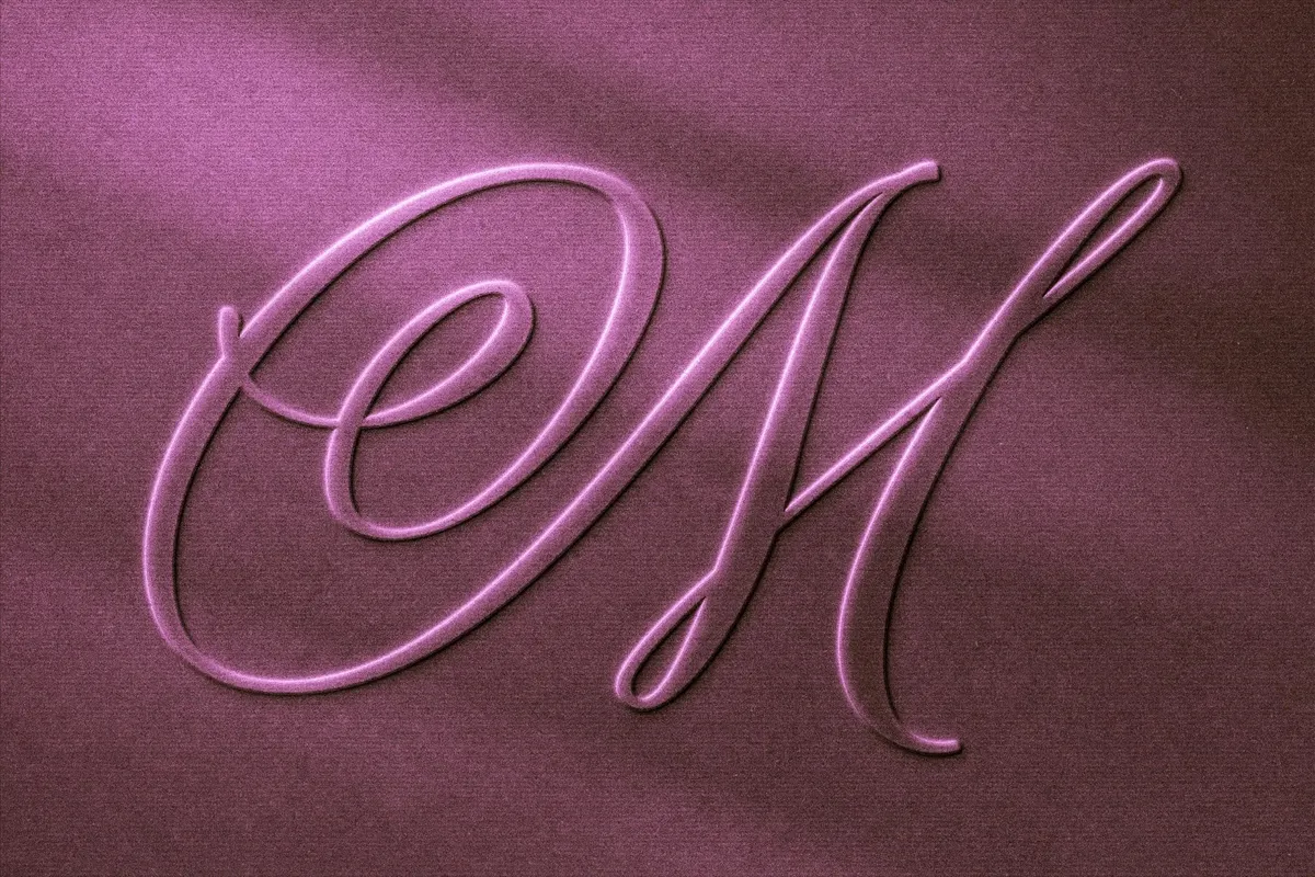 Embossed Color Paper Text Effect