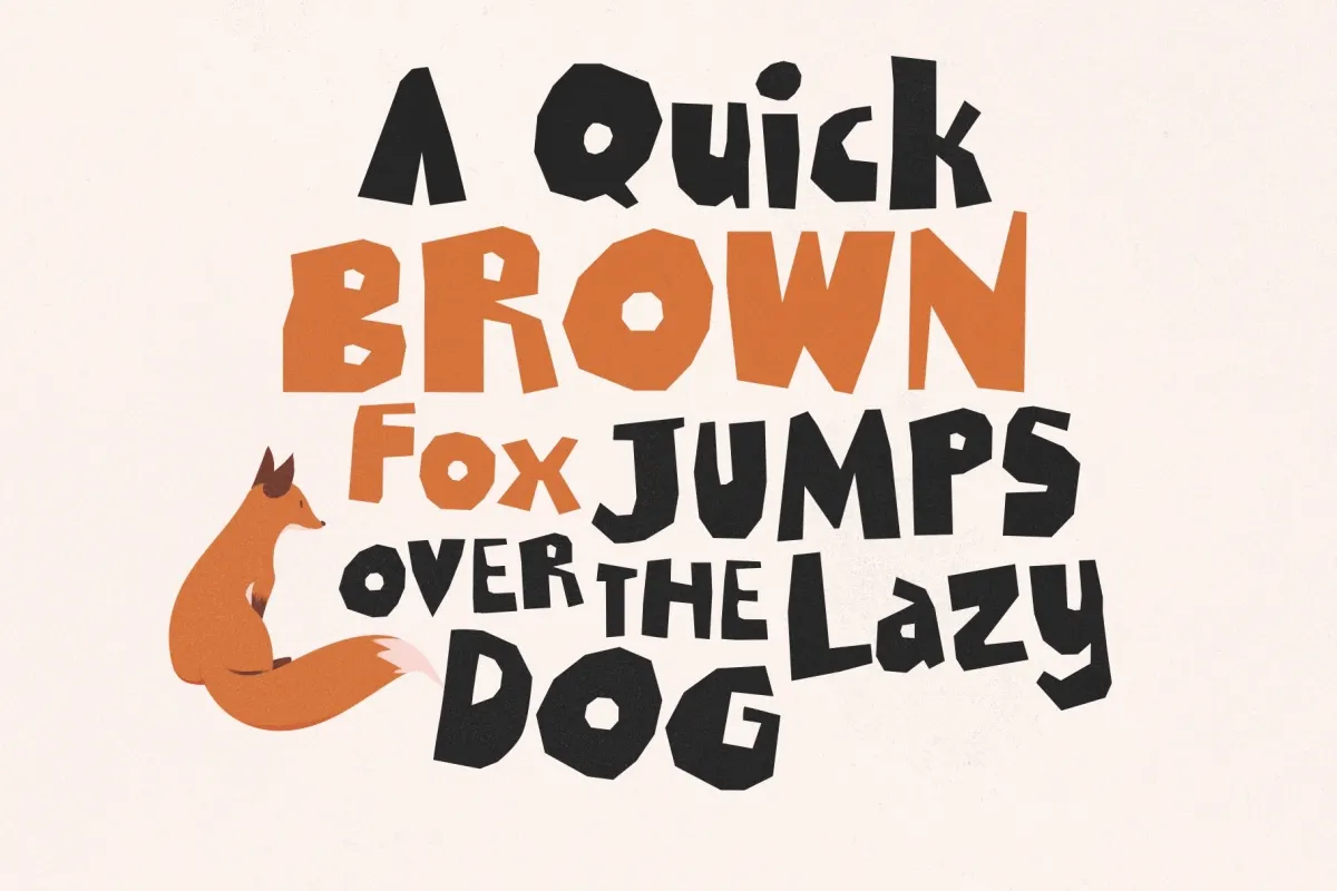 Craft Society - Paper Cut Display Font