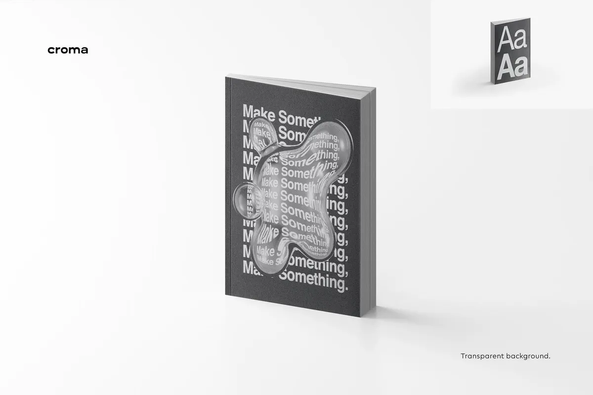 Minimal Paperback Book Mockup