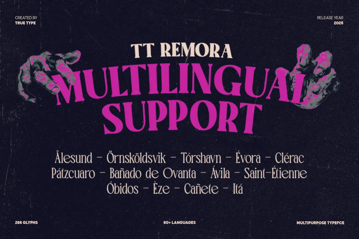 TRT Montero - Gothic Display Serif Font