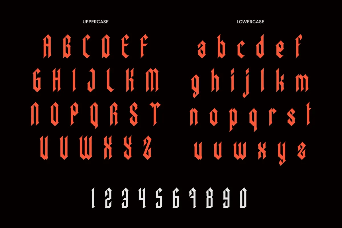 Baeiros - Modern Blackletter Font Family