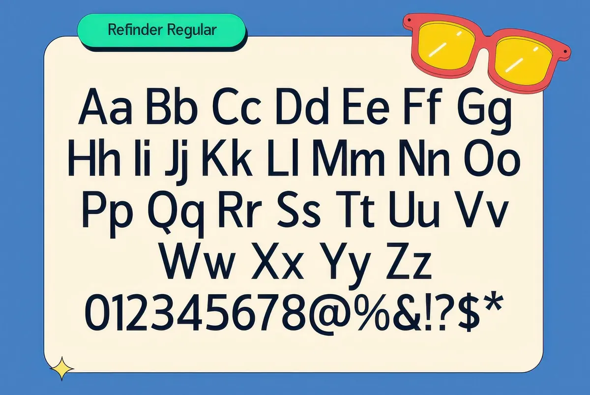 Refinder — New Grotesk Typeface