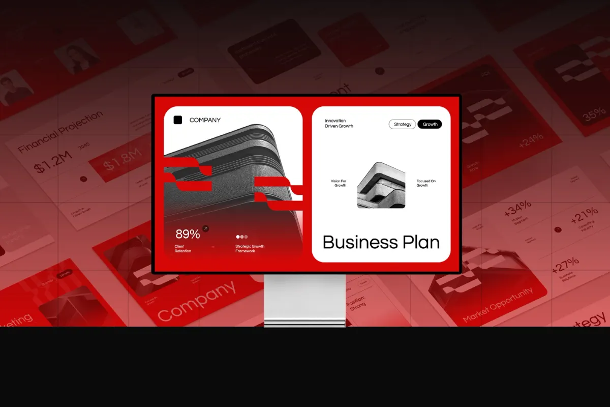Modern Business Plan Presentation - Google Slides