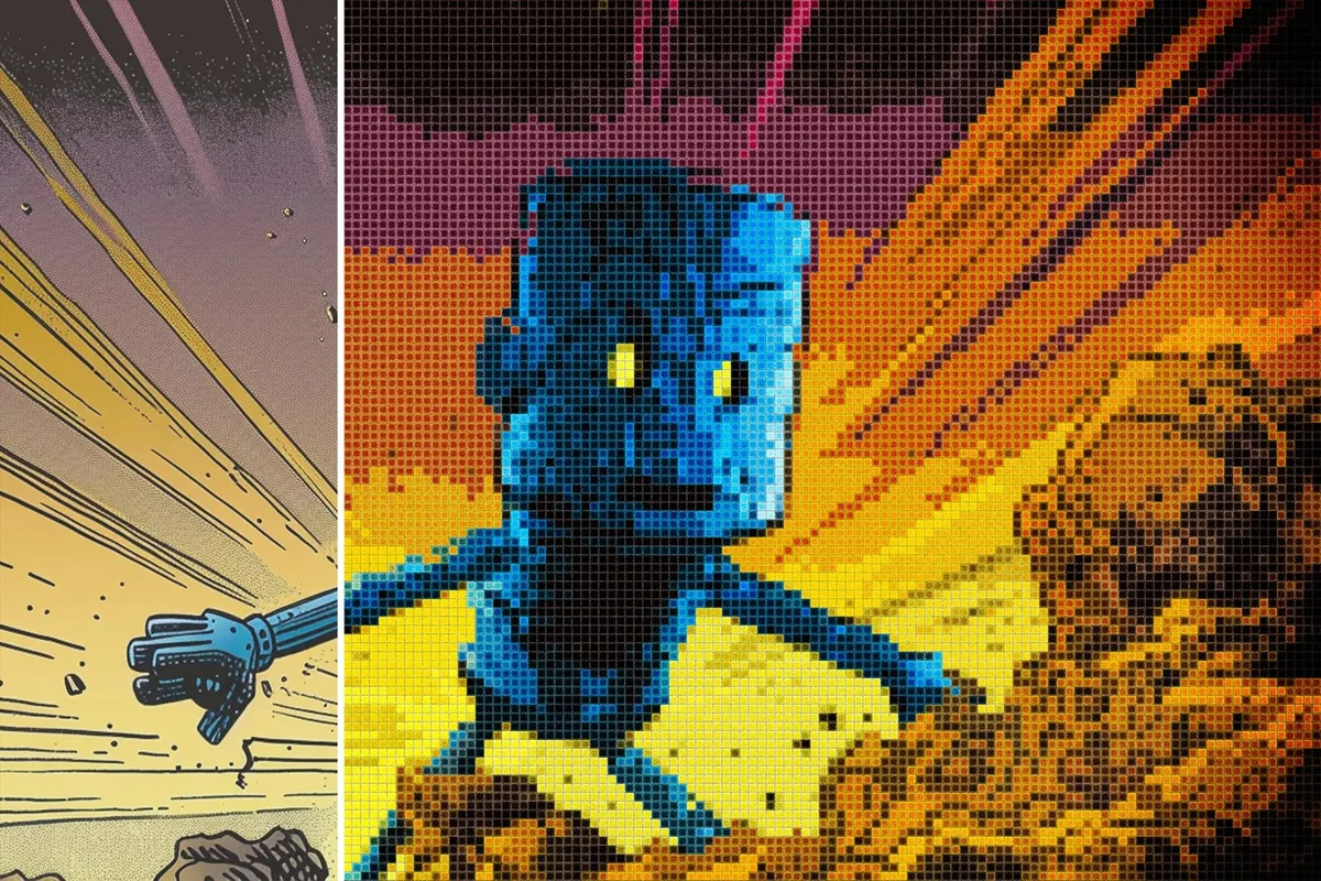Pixelated Mosaic Photo Effect
